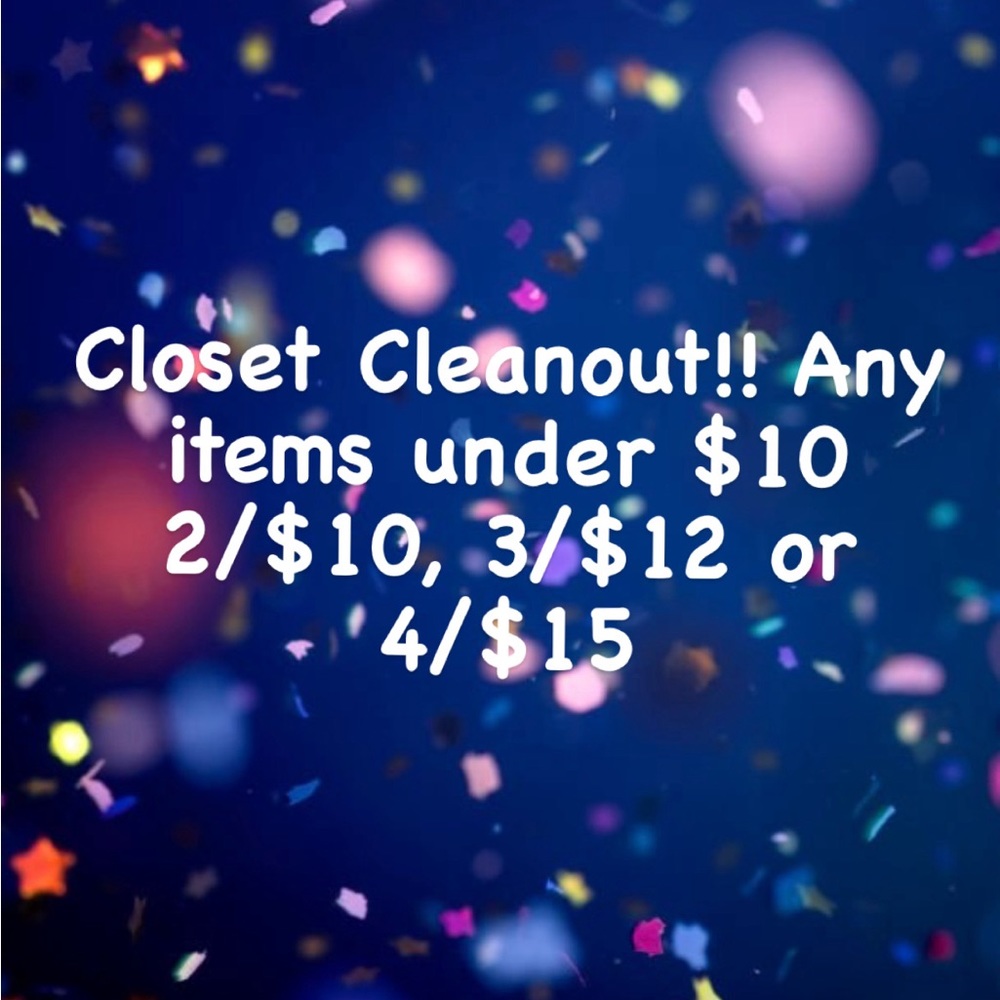 Add items to a bundle and I’ll send you an offer!!